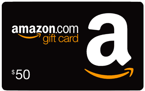 Representation of a $50 amazon.com gift card