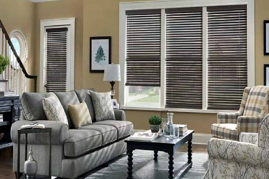 ALTA Blinds on window in large living room